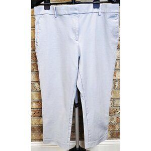 Ann Taylor Eva Ankle Pant Slim Leg Mid Rise Cropped Style 592730 Sz 12